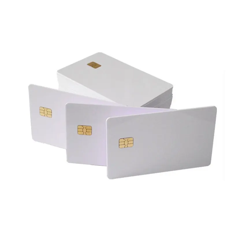 Cartão de PVC de interface dupla de plástico personalizado Silone smart j2a040 cartão java não fundido para pagamento