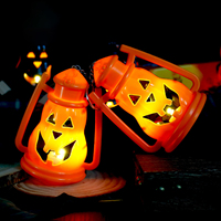 Guirlandes lumineuses décoratives en plastique pour Halloween, en forme d'araignées et de fantômes, pour la décoration de la maison et des fêtes