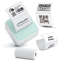 Impresora Térmica USB Portátil, Batería de 1200 mAh, Resolución de 200 dpi, Papel A4, Garantía de 1 Año, para Uso Comercial y Doméstico