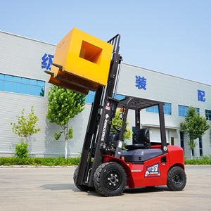 Chinese gemaakte Rhinoceros diesel heftruck CPCD30 met mast en reserveonderdelen te koop - Product Image 4