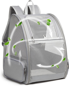 Travel Pet <b>Dog</b> Cat <b>Backpack</b> <b>Carrier</b> Breathable Mesh Pet <b>Carrier</b> <b>Backpack</b> for Cats Small <b>Dogs</b> Puppies for Outdoor Hiking Camping - Product Image 2