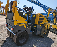 Compacteur vibrant officiel pour travaux publics XD120VT, mini-rouleau compresseur de 2,6 tonnes