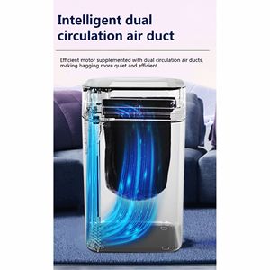 Automatic Smart Trash Bin Hands Free Touchless Sensor Waste Bin With Lid Smart Garbage Cans For Home Use - Product Image 4