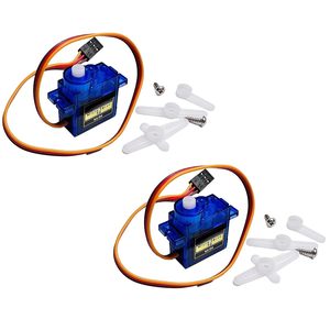 Servomoteur Diyables SG90 180 degrés pour Arduino Esp32 Esp8266 Raspberry Pi 2 pièces - Product Image 1