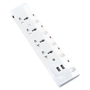 OSWELL Best Selling 6 Gang Power Extension Socket with Round Pin Socket Extension Board Manufucturing Power Strip