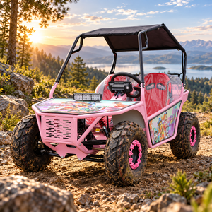Kart <span class=keywords><strong>électrique</strong></span> à double siège avec transmission différentielle 48V <span class=keywords><strong>1000W</strong></span>, pneus à vide, idéal pour les aventures en plein air - Product Image 6