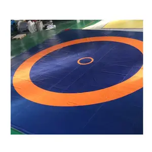 Spor ekipmanları 8m x 8m dövüş sanatları eğitim güreş Mat kapak/Grappling Mat