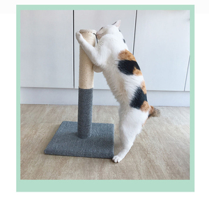 Longnew Papan Garuk Kucing Sisal Dinding Pohon Kucing Peliharaan Tiang Garuk Kucing - Product Image 2