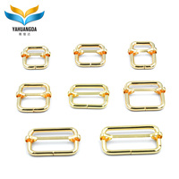 Aksesoris Tas Fashion Pengatur Gesper Cincin Persegi Paduan Seng Kustomisasi Langsung dari Pabrik, Perlengkapan Tali Tas, Merek YHD
