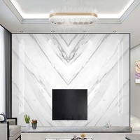 Panneau UV 2,8 mm écologique, imperméable, feuille de marbre UV, panneau mural 4x8 pouces, service de découpe PVC, décoration murale de fond de télévision