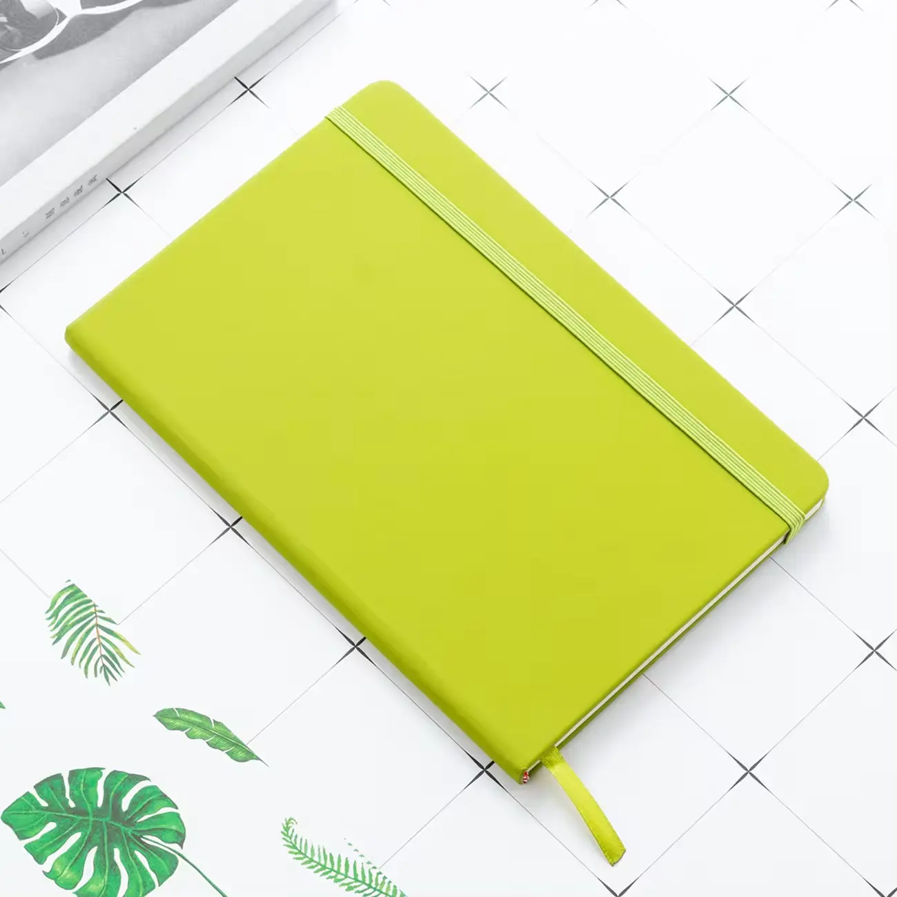 Diario taccuino con copertina rigida in pelle Notebook in rilievo stampa A5 riviste Logo personalizzato Notebook per regalo