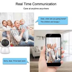 Caméra de surveillance Wi-Fi compacte 2.4G sans fil, caméra de sécurité intelligente Tuya pour intérieur avec suivi automatique et détection de mouvement - Product Image 4