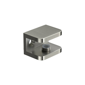 Stainless Steel Glass Cabinet Hinge 6-12mm Thickness Minimalist Design For Drawer <b>Door</b> Installation - Product Image 2