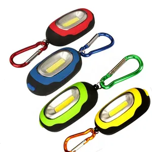 Beste Promotion Mini Rucksack Schlüssel bund Taschenlampe Schlüssel ring Tasche Taschenlampe LED Schlüssel anhänger Taschenlampe Mit Karabiner