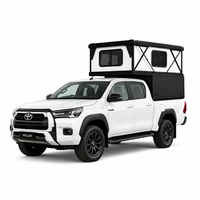 Camper pour pick-up tout-terrain en aluminium, personnalisable, élargi et allongé, à prix abordable, pour le camping et les voyages en 4x4