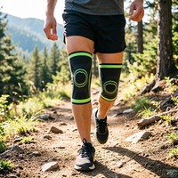 Genouillère de soutien réglable, respirante, à compression, robuste, légère et pliable pour la protection sportive et le fitness unisexe