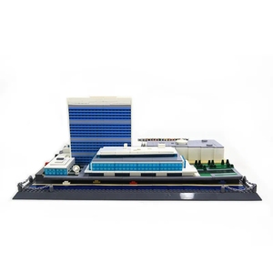 WANGE6219 Siège des Nations <span class=keywords><strong>Unies</strong></span> New York Building Block Toy Briques de construction en plastique éducatives pour les enfants - Product Image 4
