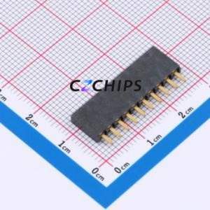 SSW-110-01-G-S Pin Socket Through hole Component (THT),P=2.54mm Connector 2.54mm Through Hole Single Row 10P - Product Image 2