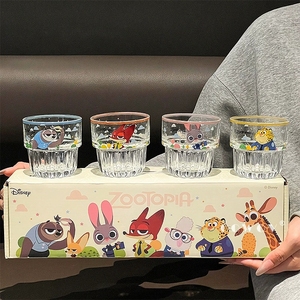 Taza de Vidrio con Diseño de Dibujos Animados para Café y Leche, Ideal para Oficina, Hogar, Regalo y Té de la Tarde - Product Image 1