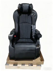 Asiento de Coche de Cuero de Lujo para Negocios, Impermeable, Eléctrico, Interior Modificado, VIP, con Funciones de Masaje y Ventilación, Compatible con Hiace para Adultos - Product Image 3
