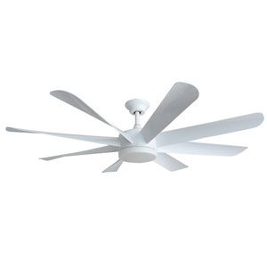 Commercial ABS Blade LED Extra Large <strong>Ceiling</strong> <strong>Fans</strong> Light Dimmable Switch <strong>Ceiling</strong> <strong>Fan</strong> <strong>White</strong>, Light Remote Control For Coastal Area