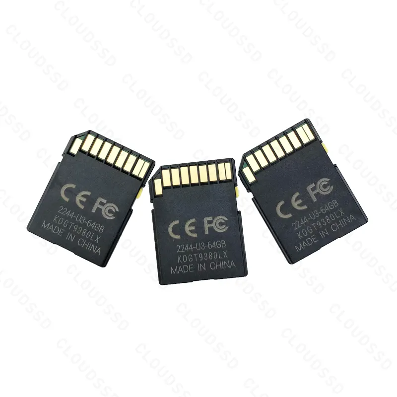 Mini carte SD TF personnalisée OEM haute vitesse pas chère 32 Go 64 Go 128 Go 256 Go carte mémoire SD pour caméra enregistreur de trafic