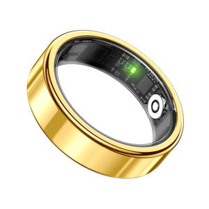 Anneau intelligent AMOLED en alliage SR09, fréquence cardiaque, oxygène sanguin, suivi du sommeil, bord fin et étroit, contrôle par application, charge magnétique, IP68 - Product Image 2