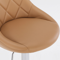 Vente en gros de tabourets de bar modernes en cuir PU métal chaise de bar réglable et pivotante pour salle à manger maison bar hôtel-meubles populaires à vendre