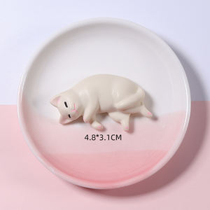 New Arrival Toy Mini Cartoon Figure Home Decor Micro Landscape Farm Decorations Resin Animal <strong>Figurines</strong> Sleeping Miniature <strong>Cat</strong> - Product Image 3