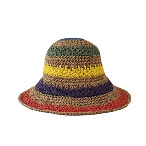 Chapeaux de paille tressés à la main <span class=keywords><strong>pour</strong></span> femmes, élégants et personnalisés, <span class=keywords><strong>pour</strong></span> l'été, protection solaire, vente en gros - Product Image 2