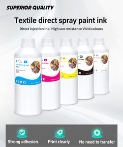 صبغة حبر Winnerjet بالألوان CMY BK بيضاء ممتازة DTG لـ Epson Dx5 Dx7 R330 ، R2000 I3200 - Product Image 4