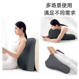 Almohada ergonómica para teléfono de espuma viscoelástica con forma de cuña, color gris oscuro, para uso en dormitorio u hotel. - Product Image 5