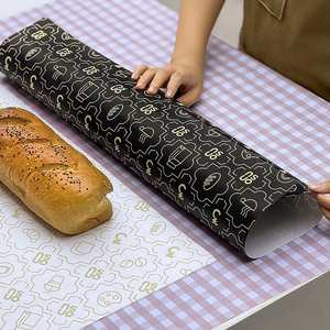 Papier alimentaire imperméable et résistant à la graisse, recyclable, avec logo personnalisé imprimé, pour emballer les sandwichs, les hamburgers, les gâteaux, biodégradable, sûr et rapide - Product Image 6