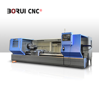 Tour CNC BoRui CK6180, haute précision, lit plat horizontal, machine-outil CNC, rail dur, servomoteur