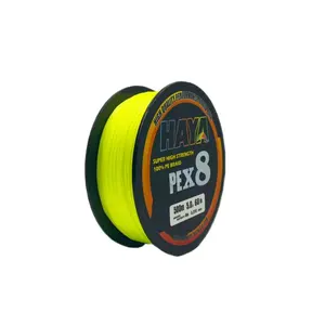 HAYA X8 Best PE Fishing Lines Incredible 300m 500m 1000m Fishing Line Braided High Performance Line 7-300lb