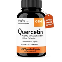 Capsules de Quercétine OEM – Compléments Alimentaires Naturels à Base d'Extrait de Sophora Japonica, Zinc et Vitamines pour le Soutien Immunitaire