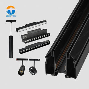 Pvc Film Tension Tissu Cadre DC 48V <span class=keywords><strong>LED</strong></span> Rail Magnétique Système De Lampe D'éclairage En Aluminium Profil Stretch Plafonnier Piste - Product Image 1