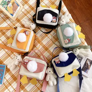 ขายร้อนออกแบบใหม่น่ารักการ์ตูนตุ๊กตาหมีกระเป๋าสาวตุ๊กตาหมีกระเป๋า crossbody กระเป๋าแฟชั่นสําหรับผู้หญิง