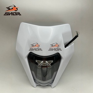 Ensemble de phares avant tout-terrain SNOR pour moto KTM 2017, phare LED modifié, cache de phare - Product Image 3