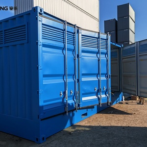 Contenedor de Almacenamiento de Productos Químicos Peligrosos DGOS Personalizable de 20 pies (20' Hazardous DGOS), Contenedor de Acero con Piso de Acero y Puerta Lateral Abierta, Capacidad de 32 CU.M - Product Image 1