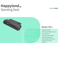 Contrôleur de panneau de commande de bureau debout HZ-1 avec contrôleur manuel de Port de charge USB pour accessoire de bureau réglable en hauteur électrique