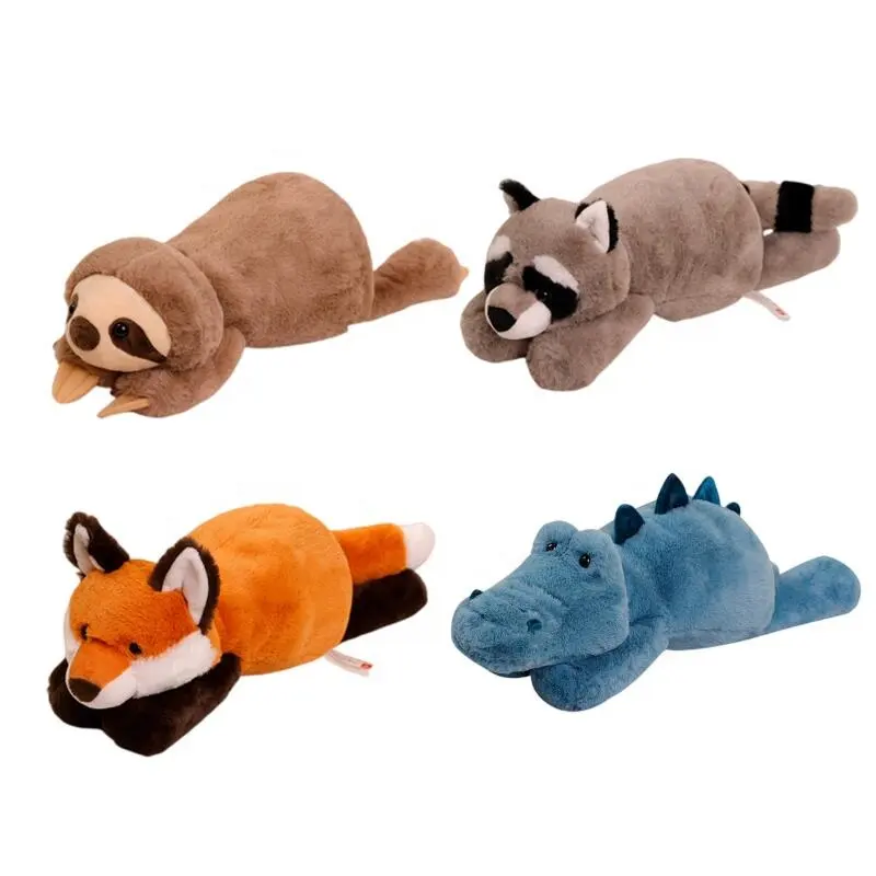 Morbidi giocattoli di peluche personalizzati da 4 libbre appesantiti animali di peluche su misura dinosauro bradipo orso peluche grandi animali di peluche ponderati