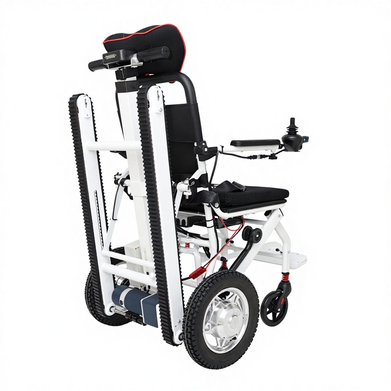 Dual Motor Tracked Climbing Electric Wheelchair