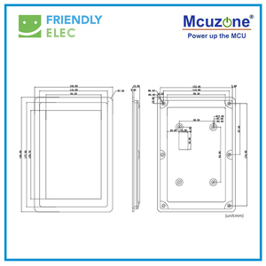 HD702M 7 Inch Capacitive <b>Touch</b> LCD Display <b>Screen</b> Compatible NanoPi M5 NanoPC T6 Single Board <b>Computer</b> - Product Image 5