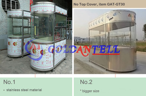 Cabine de sécurité compacte de luxe avec ventilateur d'évacuation pour parking, configurée, à <span class=keywords><strong>vendre</strong></span> - Product Image 4