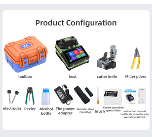 เครื่องเชื่อมต่อใยแก้วนำแสงอัตโนมัติเต็มรูปแบบ K6 แบบ 6 มอเตอร์ จัดเรียงแกนกลาง RJ45 GPRS ได้รับการรับรองมาตรฐาน CE/FCC - Product Image 6