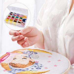 Ensemble complet de cerceaux de broderie en bambou, kit de démarrage de broderie pour débutants, adultes et enfants - Product Image 3