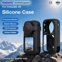 Étui en silicone pour caméra Insta360 X6 – Protection antichoc pour vlogging, voyages, randonnée, plongée – Coque pour créateurs de contenu en extérieur