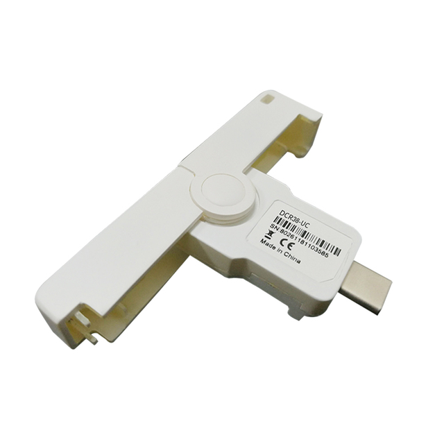 CCID Type-c Chip Reader Writer Cashless Payment Contact Smart Card Reader for Governments DCR38-UC