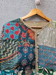 Nuevo abrigo acolchado de algodón hecho a mano para mujer, estilo invierno, con estampado indio, estilo bohemio, regalo para ella. - Product Image 3